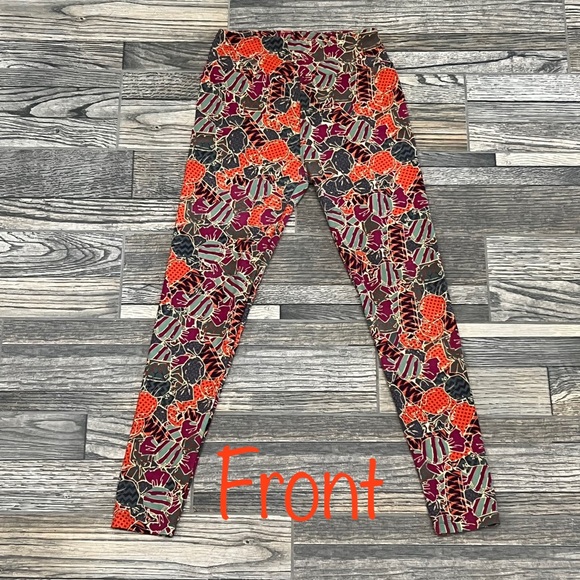 LuLaRoe Candy Leggings One Size - Picture 5 of 8